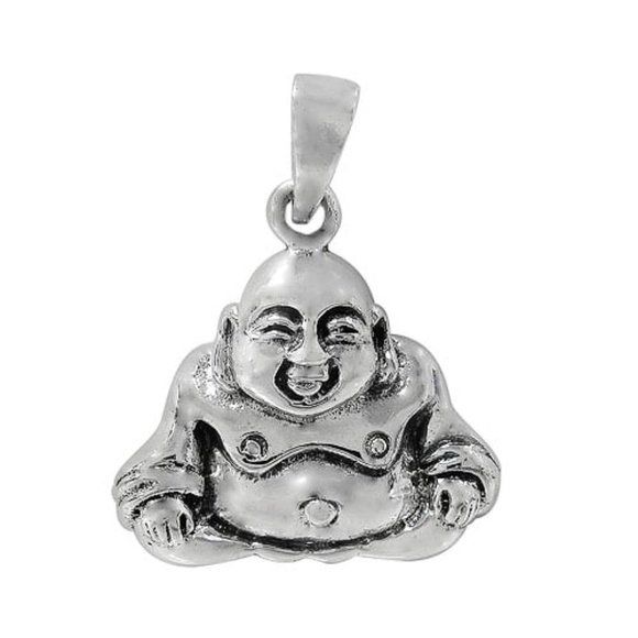 Sterling Silver Buddha Pendant - Picture 1 of 1